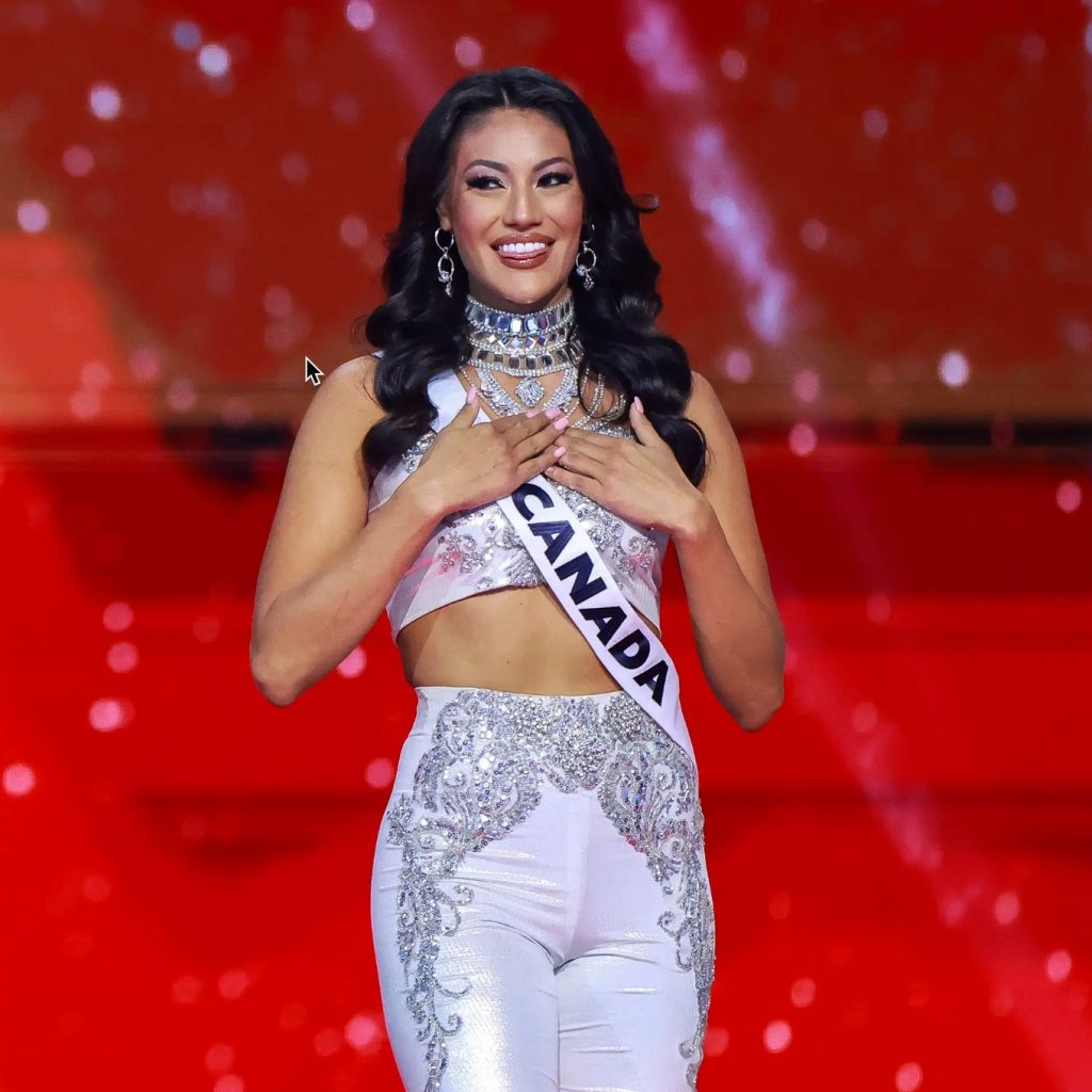 Ashley Callingbull in her opening number dress at the Miss Universe 2024 Preliminary Competition Show.