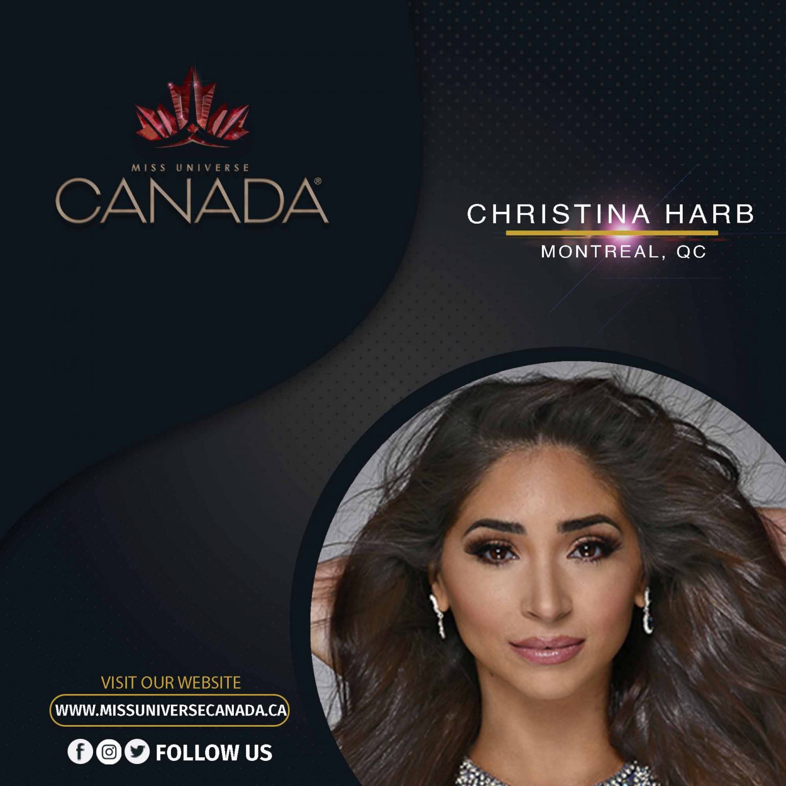 Getting to know our national delegates: Christina Harb – Miss Universe ...