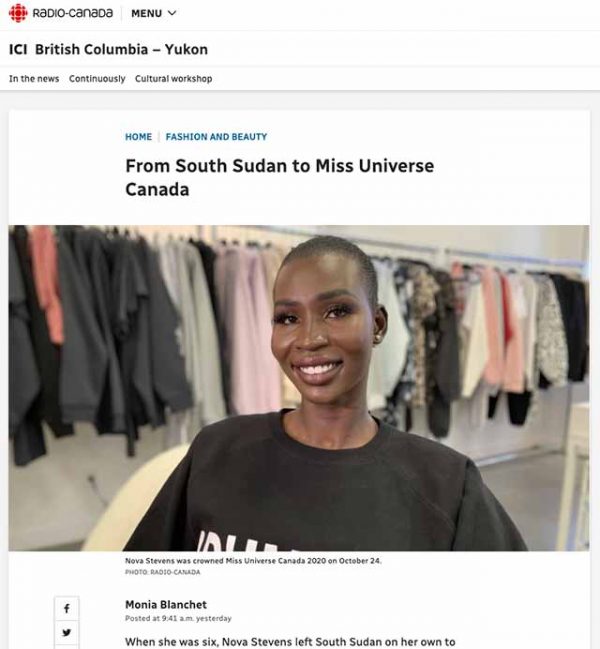 Miss Universe Canada 2020 Named As One Of Vancouver Magazine’s Power 50 ...