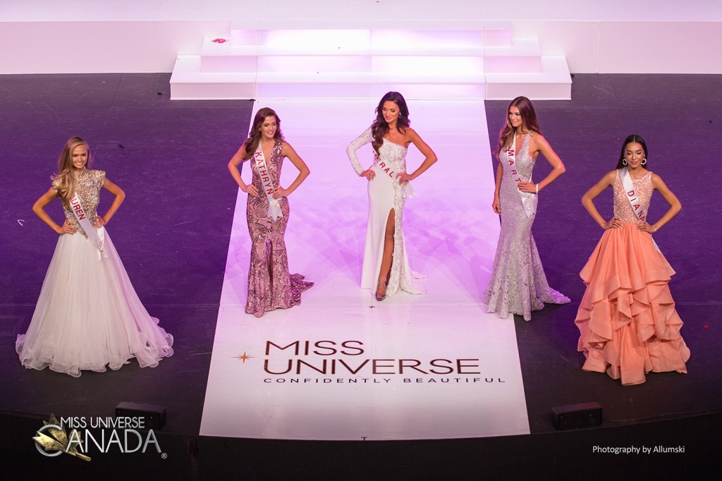 Top 5 Finalists, MIss Universe Canada 2017