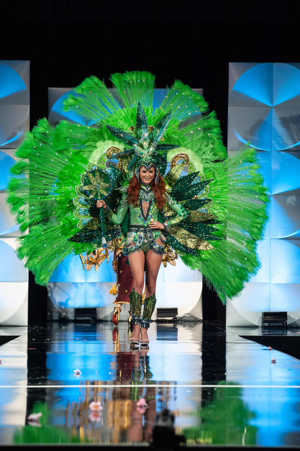 Alyssa Boston Miss Universe Canada 2019 On Stage During The National Costume Show Miss