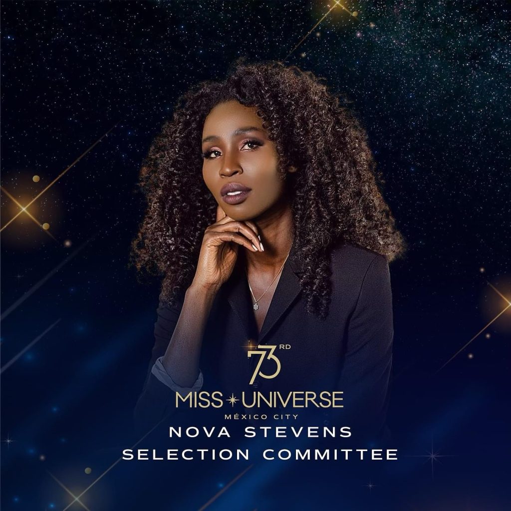 Miss Universe Canada 2020 Nova Stevens was announced as a judge for Miss Universe 2024 in Mexico City